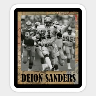 Deion Sanders // Vintage Frame Sticker